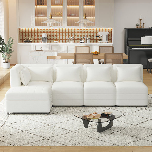 Latitude Run® Sectional Sofa 5 seater Modular Couches with Storage